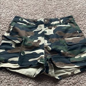 camo shorts